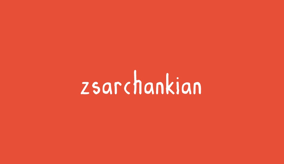 zsarchankian font big