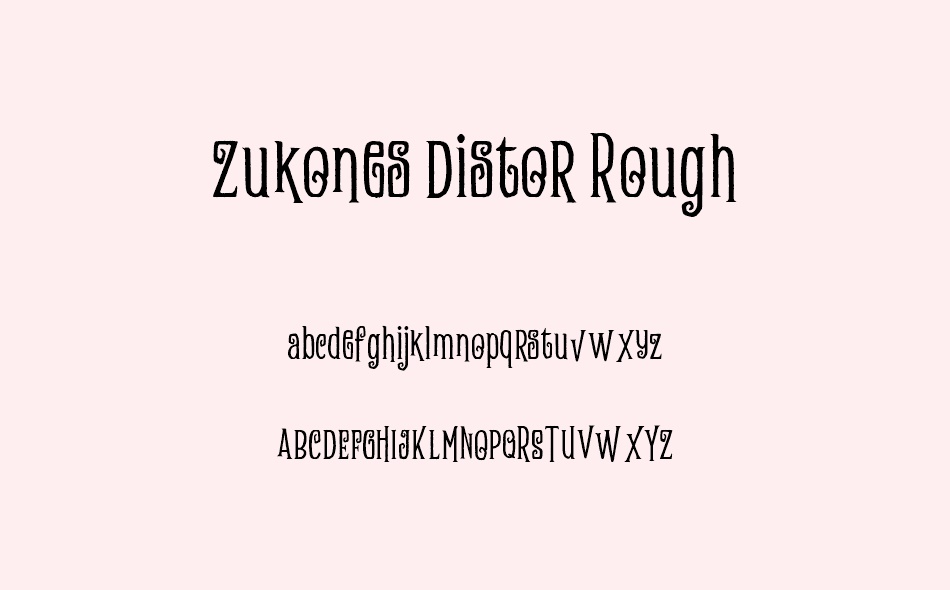 Zukones font