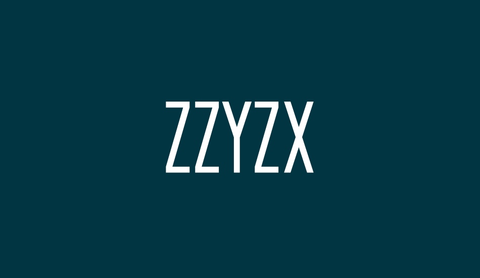 zzyzx font big