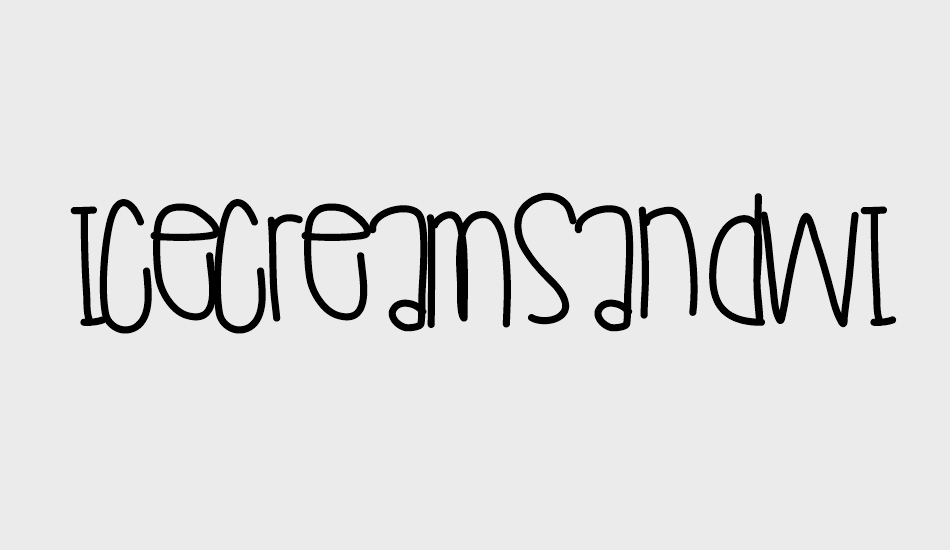 IceCreamSandwich font big