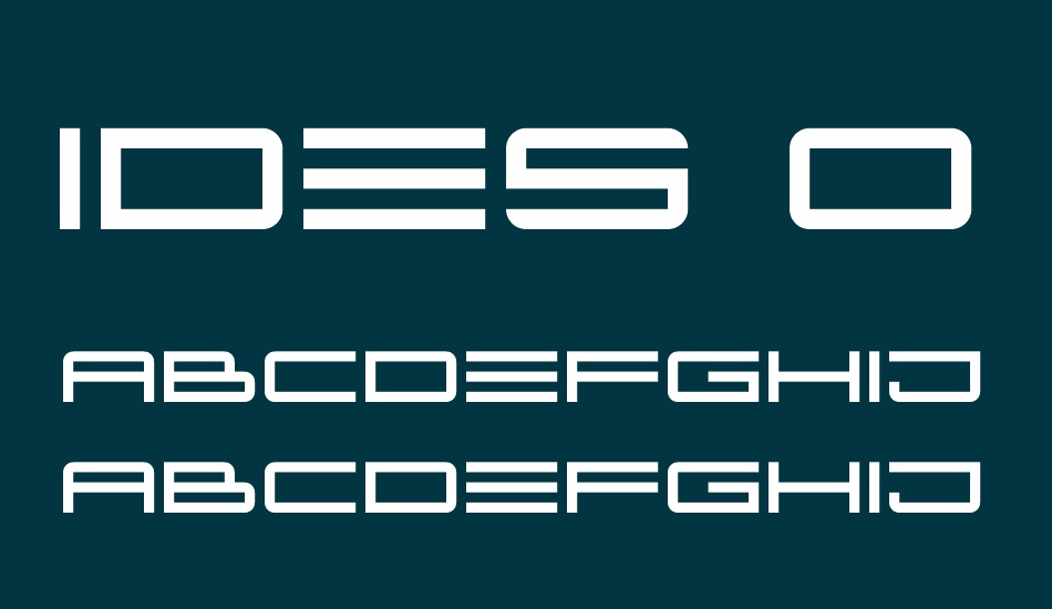 Ides of Jade font