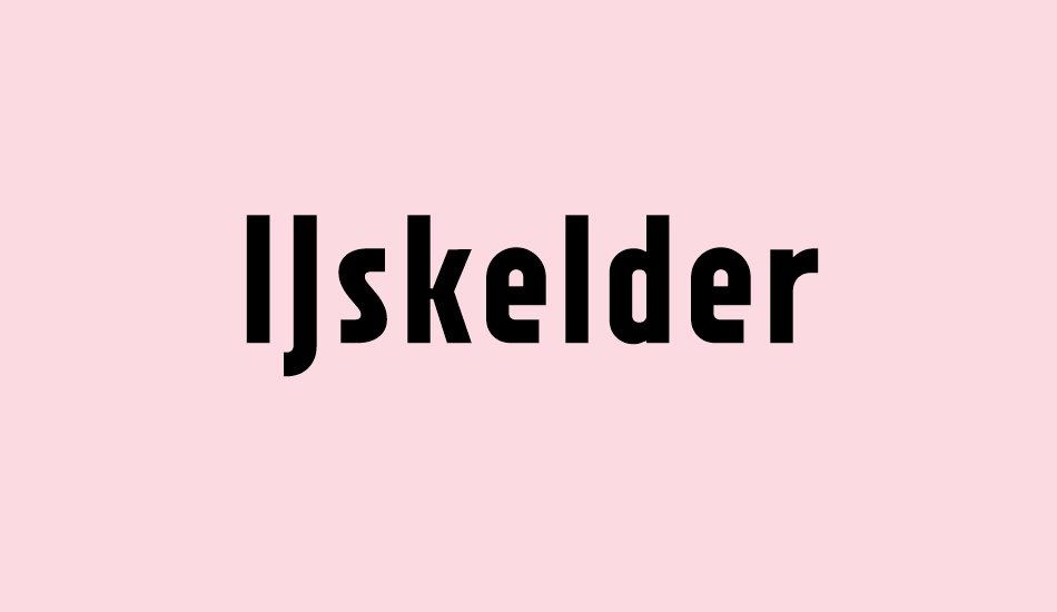 IJskelder font big