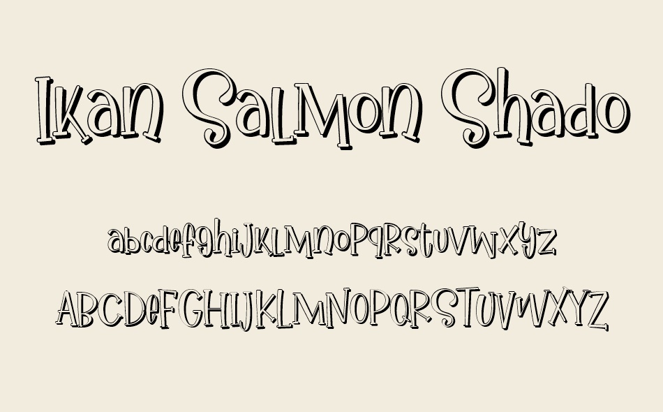 Ikan Salmon font