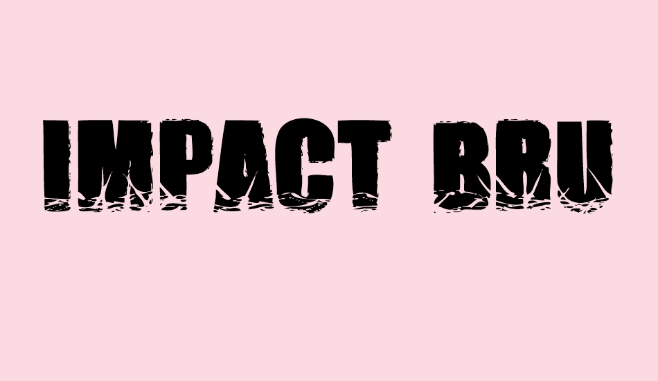 Impact Brutas font big