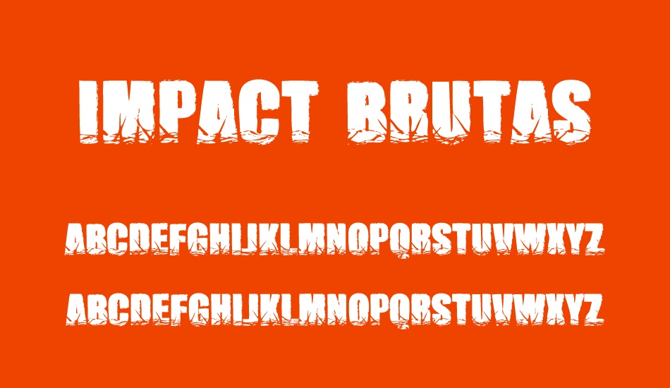 Impact Brutas font