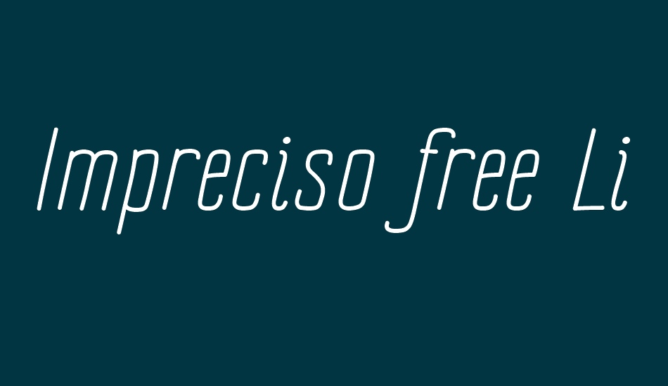 ımpreciso-free-light font big