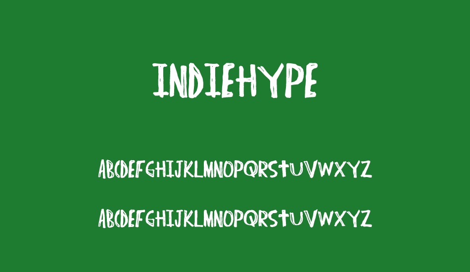 IndieHype font