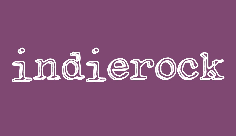 IndieRock font big