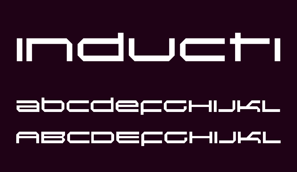 Induction font