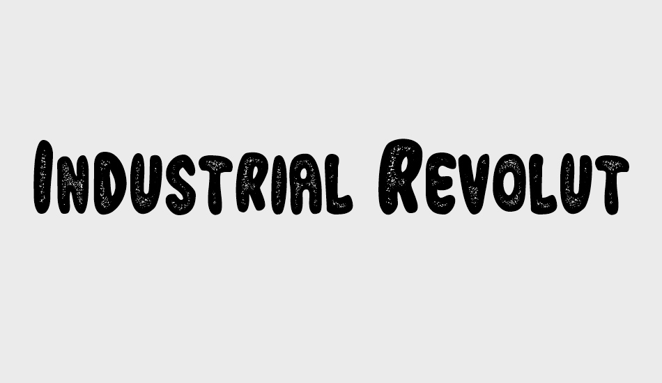 Industrial Revolution font big