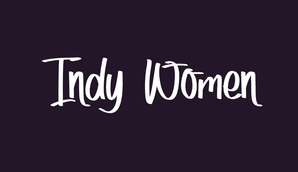 Indy Women font big