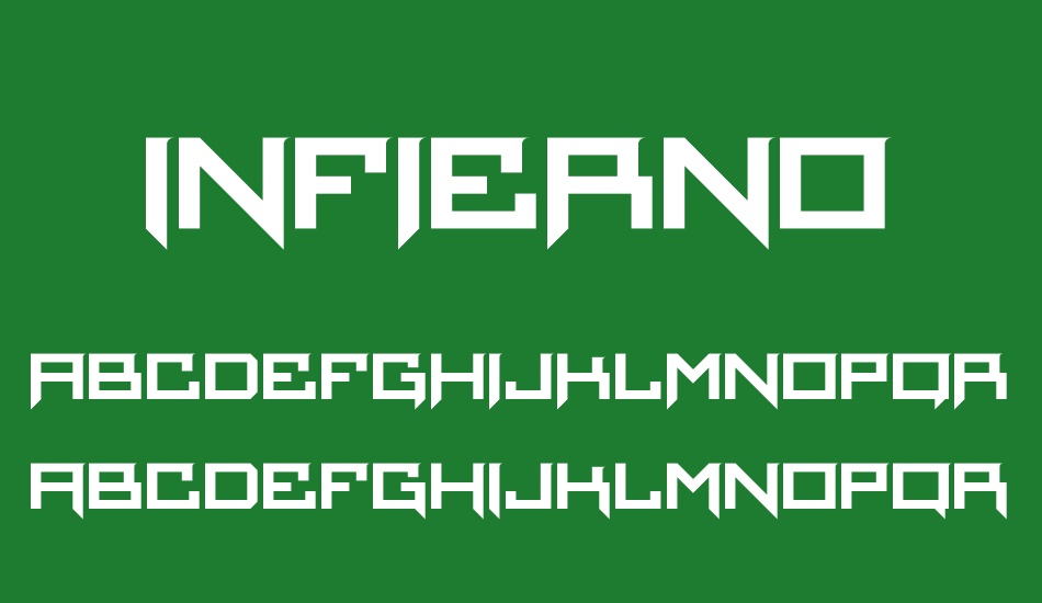 Infierno font