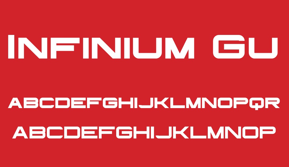 Infinium Guardian font