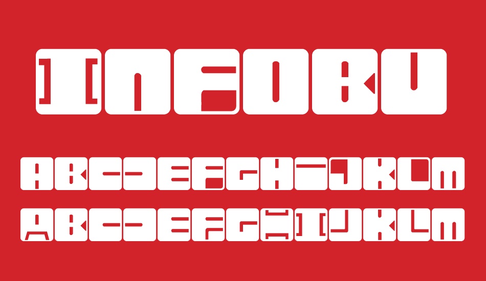 Infobubble2 font