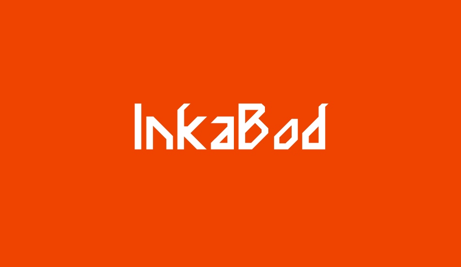InkaBod font big