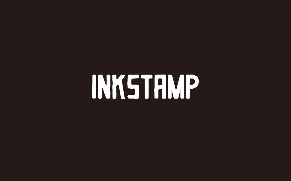 Inkstamp font big