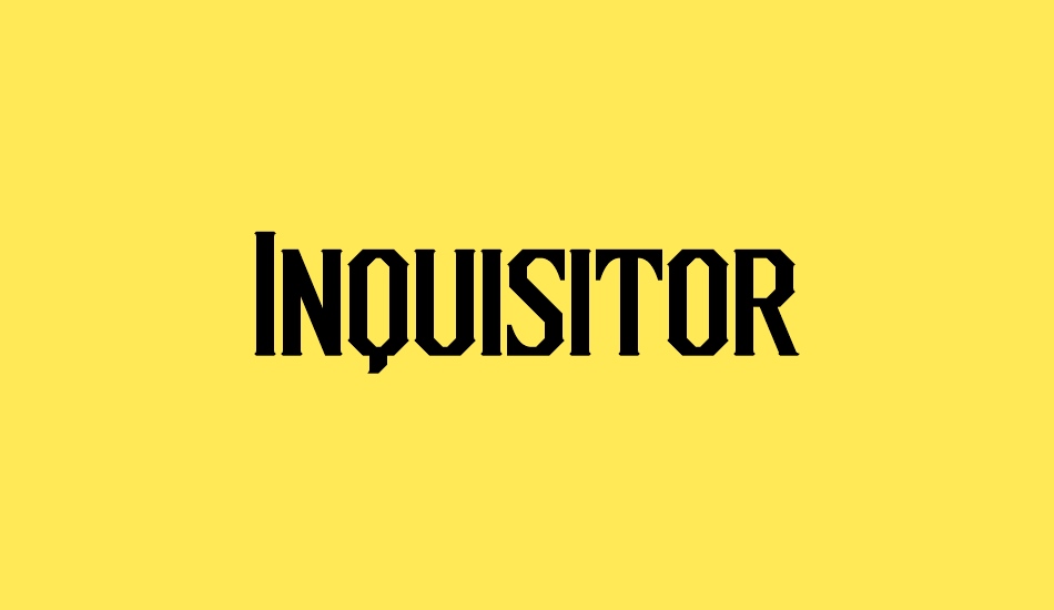 Inquisitor font big