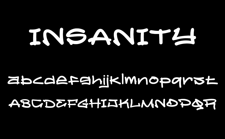 Insanity font