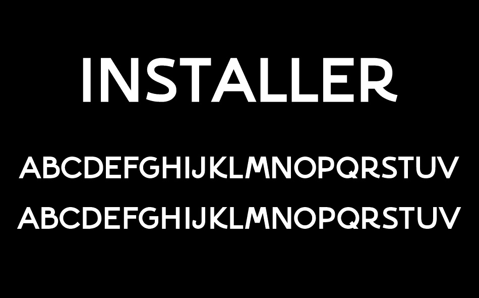 Installer font