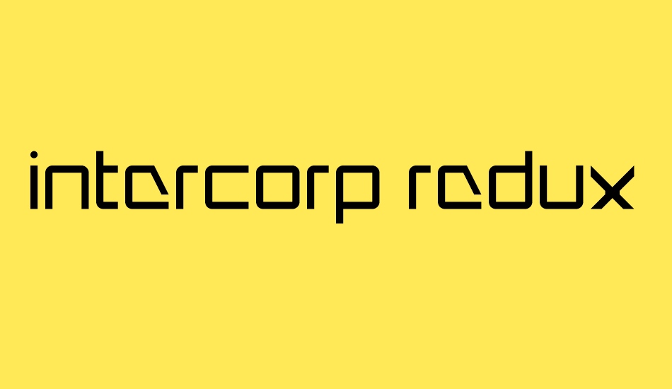 Intercorp Redux font big