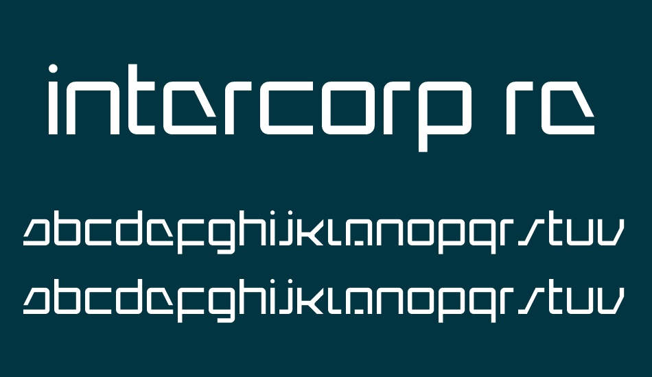 Intercorp Redux font