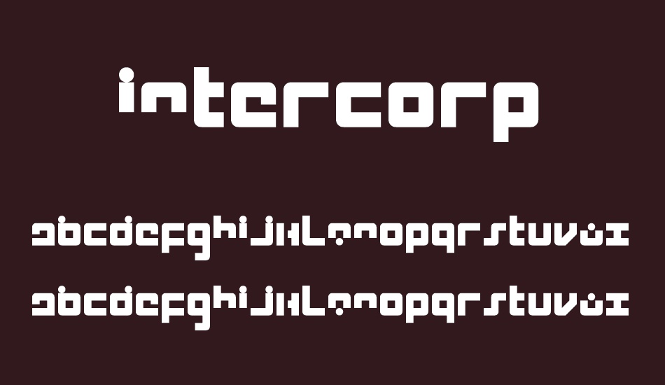 Intercorp font