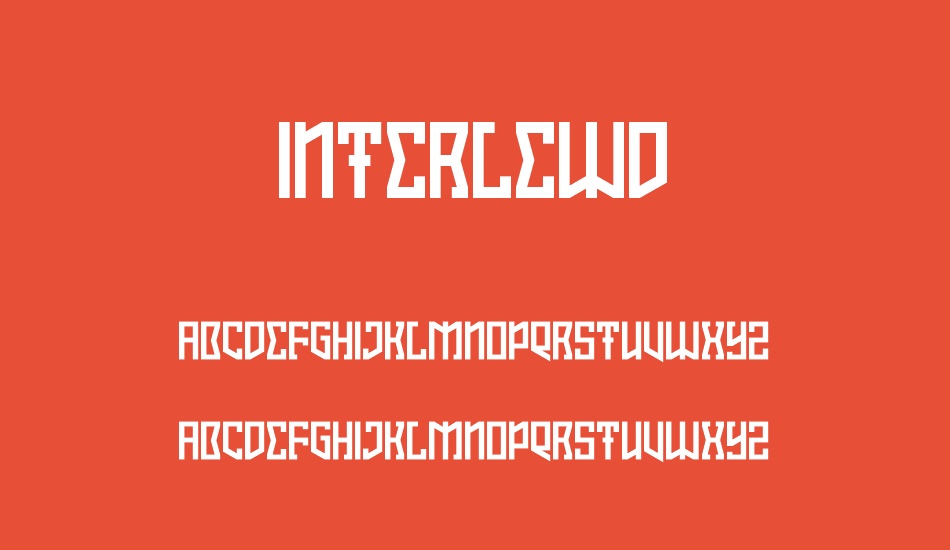 Interlewd font
