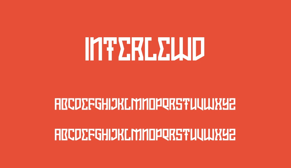 Interlewd font