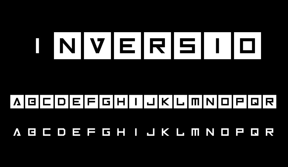 Inversionz font