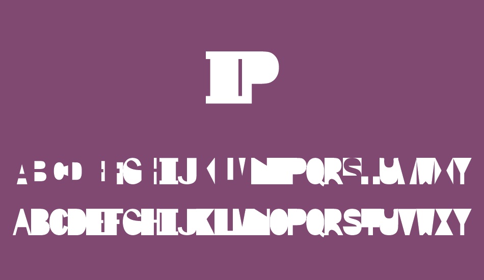 IP font