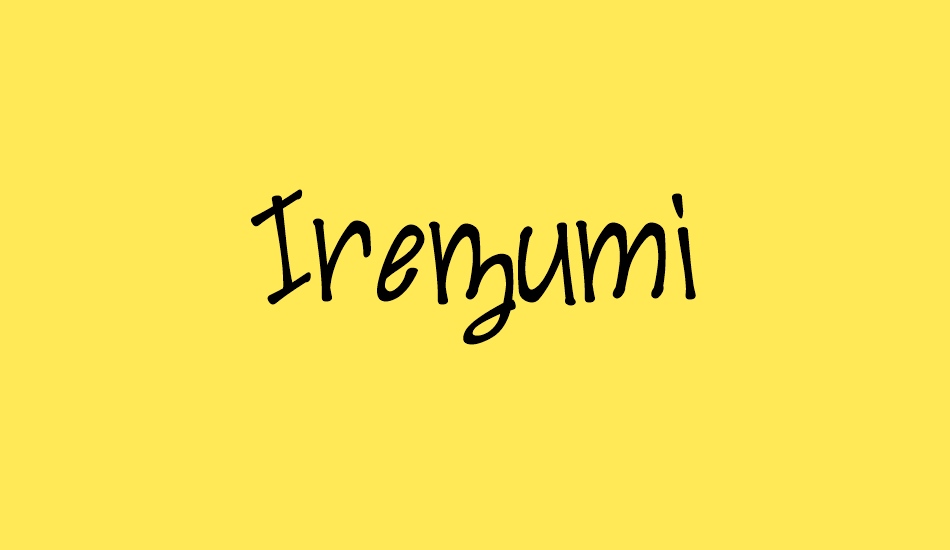 Irezumi font big