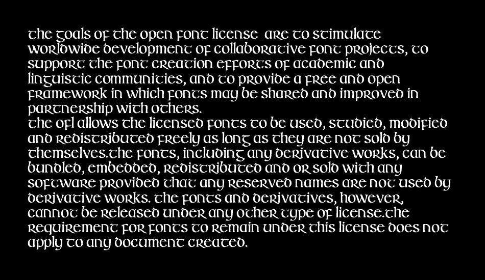 IrishUncialfabeta-Bold font 1