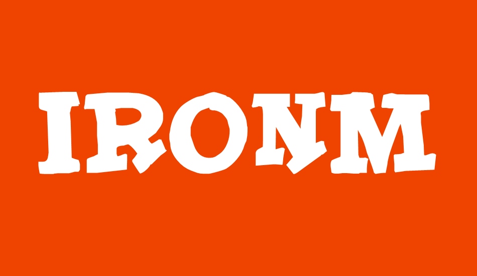 IronMan font big