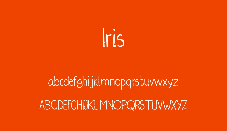 Irregularis font