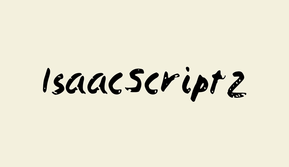IsaacScript2 font big