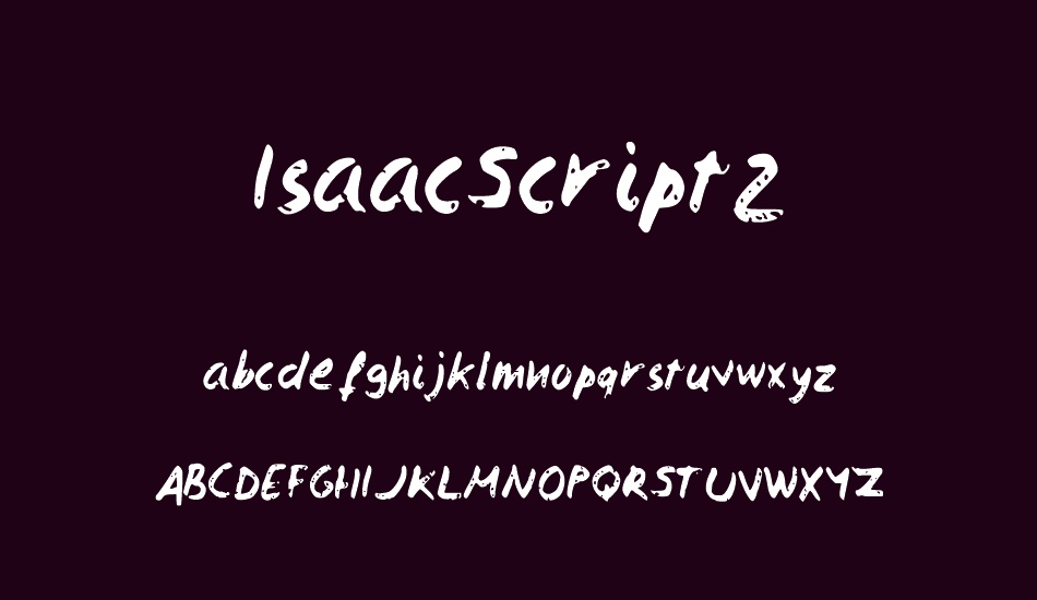 IsaacScript2 font