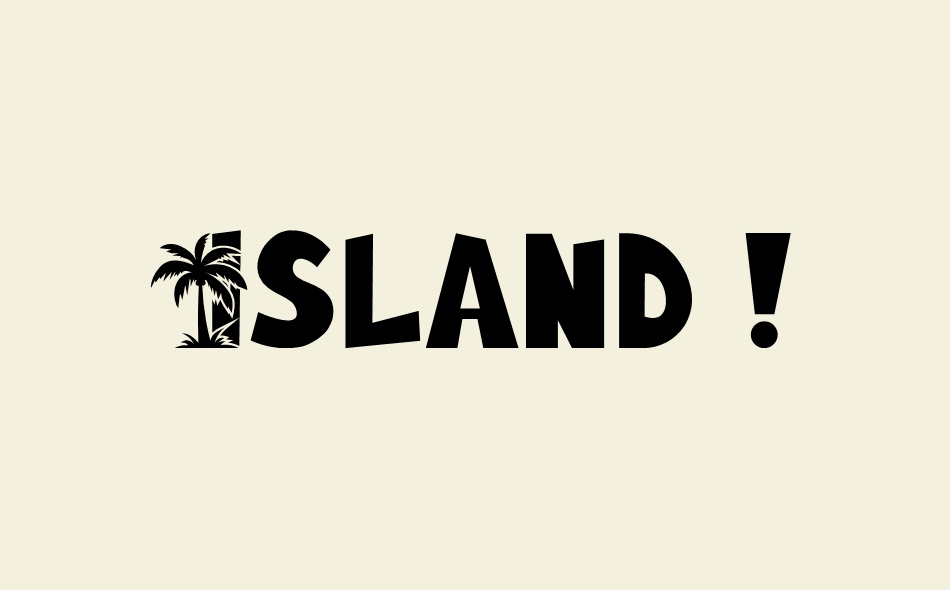 Island font big
