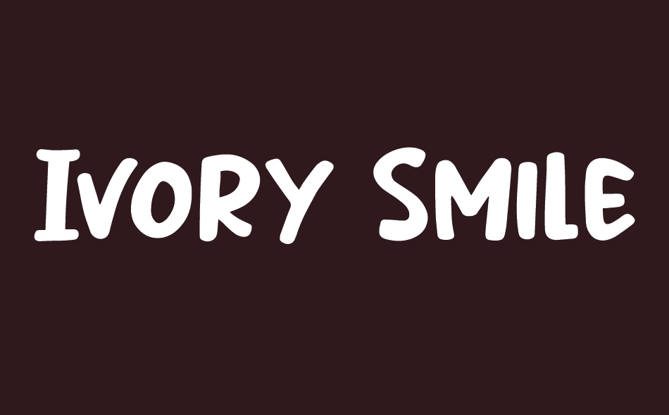 Ivory Smile font big