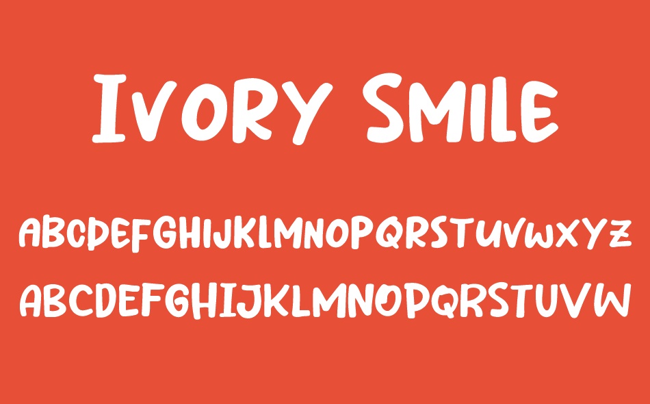 Ivory Smile font