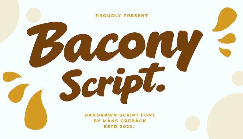 Bacony Script