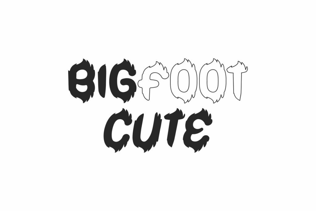 Bigfoot Cute Demo Font Family