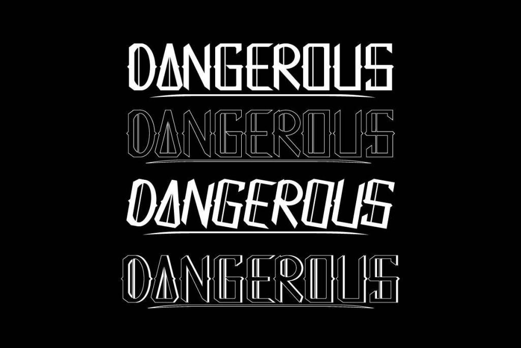 Dangerous Demo Font Family