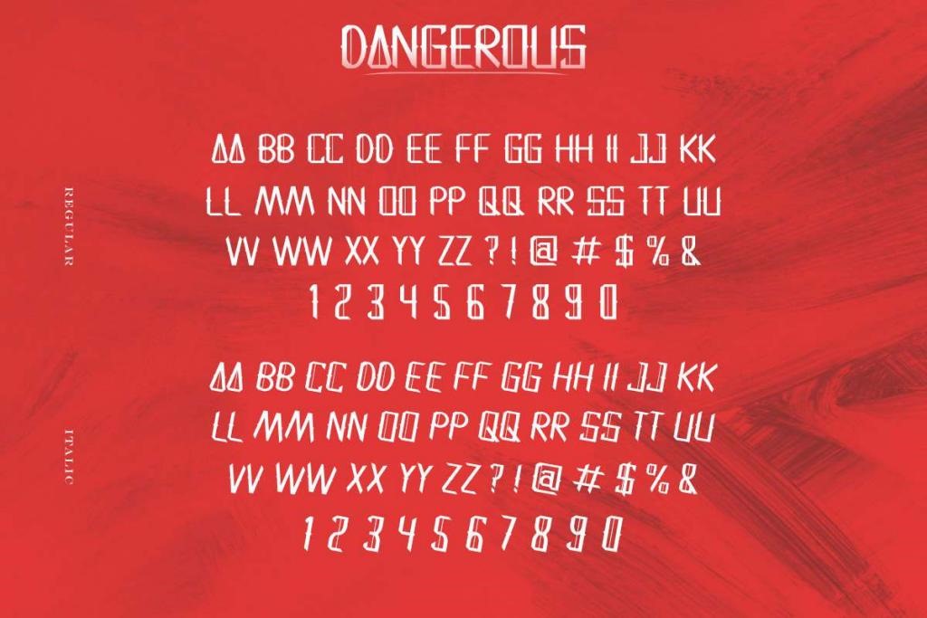 Dangerous Demo Font Family