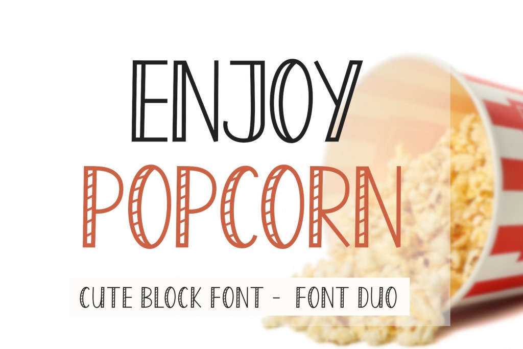 Enjoy Popcorn Bold Family
