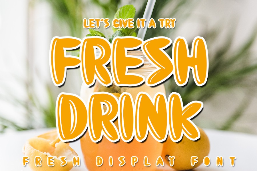 Fresh Drink Font