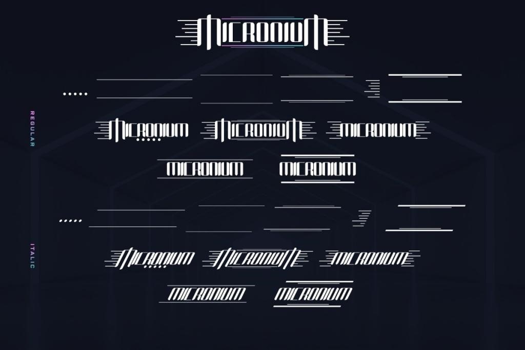 Micronium Demo Font Family