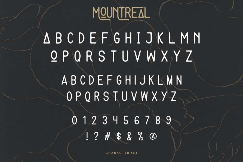 Mountreal Demo Font