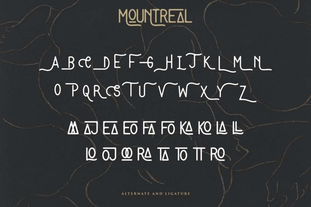 Mountreal Demo Font