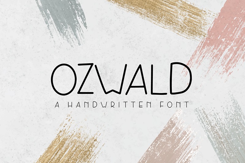 Ozwald Free Font