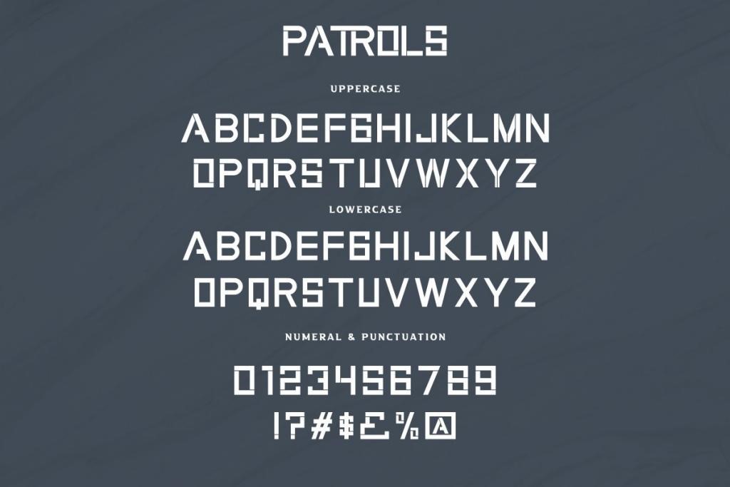 Patrols Demo Font